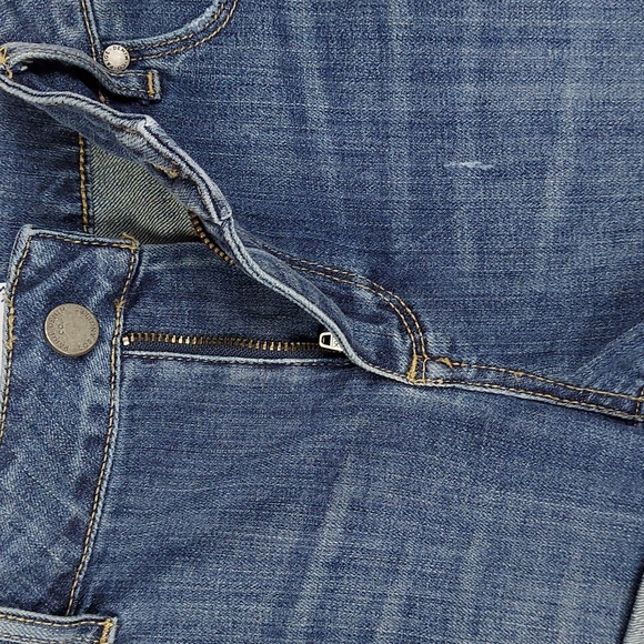 Paige Distressed Jimmy Jimmy Denim Jean Short Size 27 - Picture 6 of 14